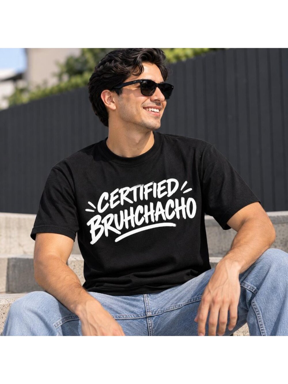 Certified Bruhchacho Shirt, Funny Spanglish Tee for Men